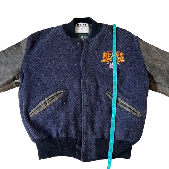 Vintage Bears Varsity Jacket - Blue and Brown - Picture 12 of 15